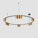 Люстры Denkirs DK4067-BK+SG Orbit
