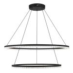 SL1018.403.02 Светильник подвесной ST-Luce черный/прозрачный LED 2*96W 4000K EUCLIDICS