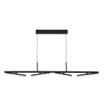 SL1018.403.04 Светильник подвесной ST-Luce черный/прозрачный LED 4*32W 4000K EUCLIDICS