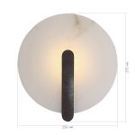 SL1195.401.01 Светильник настенный ST-Luce черный/алебастр LED 1*5W 3000K MONTRE