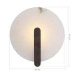 SL1195.701.01 Светильник настенный ST-Luce патинированный металл/алебастр LED 1*5W 3000K MONTRE
