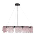 SL6021.403.66 Светильник подвесной ST-Luce черный/розовый LED 1*66W 4000K VOILE