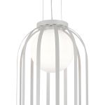 SL6129.503.01 Светильник подвесной ST-Luce Белый/Белый E27 1*60W NORDIC