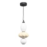SL6134.413.01 Светильник подвесной ST-Luce черный/желтый, опаловый LED 1*18W 3000K FLORENTINI