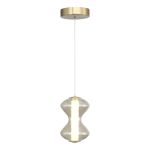SL6136.203.01 Светильник подвесной ST-Luce золото/коньячный LED 1*6W 3000K SPINE