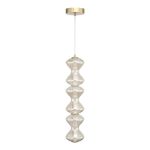 SL6136.213.01 Светильник подвесной ST-Luce золото/коньячный LED 1*18W 3000K SPINE