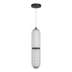 SL6144.403.01 Светильник подвесной ST-Luce черный/прозрачный LED 1*22W 4000K SAGUARO