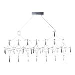 SL6603.103.17 Светильник подвесной ST-Luce Хром/Прозрачный LED 1*17W 4000K GRAVETTA