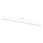 ST1653.429.00 Модуль токоподводящий ST-Luce Черный TECHNO