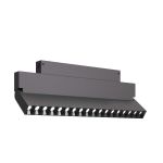 ST686.436.18 Св-к трек. Черный LED 1*18W 3000K 1 470Lm Ra&gt;90 34° IP20 L370xW26xH137 220V SKYLINE 220