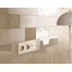 AF580304 Рамка ALFA Arctic (Бежевый Стекло органическое) 4-ая