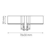Трековое освещение Lightstar 506257 Linea