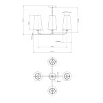 Люстры LH Mirror Home BD-3069856 Ансель
