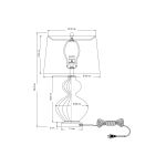 Настольные лампы LH Mirror Home BD-3069593 Майра