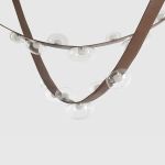 Подвесные светильники Crystal Lux BOSQUE SP7 L3000 BROWN/TRANSPARENT BOSQUE