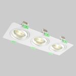 Точечные светильники Crystal Lux CLT 002C3 WH V2 CLT 002