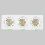 Точечные светильники Crystal Lux CLT 002C3 WH V2 CLT 002