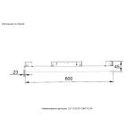 Трековое освещение Crystal Lux CLT 0.33 001 24W BL M TUYA Space Smart Home