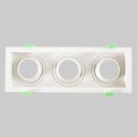 Точечные светильники Crystal Lux CLT 069C3 WH CLT 069