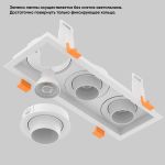 Точечные светильники Crystal Lux CLT 069C3 WH CLT 069