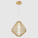 Подвесные светильники Crystal Lux CUADRA SP15W LED GOLD CUADRA