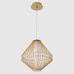 Подвесные светильники Crystal Lux CUADRA SP15W LED GOLD CUADRA