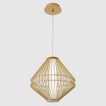 Подвесные светильники Crystal Lux CUADRA SP15W LED GOLD CUADRA