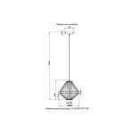Подвесные светильники Crystal Lux CUADRA SP15W LED GOLD CUADRA