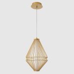 Подвесные светильники Crystal Lux CUADRA SP18W LED GOLD CUADRA