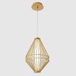 Подвесные светильники Crystal Lux CUADRA SP18W LED GOLD CUADRA