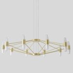 Люстры Crystal Lux DOROTEA SP10 GOLD Dorotea