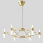 Люстры Crystal Lux DOROTEA SP6 GOLD Dorotea