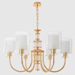 Люстры Crystal Lux ELENA SP6 GOLD Elena