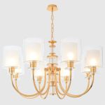 Люстры Crystal Lux ELENA SP8 GOLD Elena