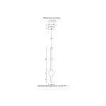 Подвесные светильники Crystal Lux ELISA SP1.1 Elisa