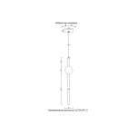 Подвесные светильники Crystal Lux ELISA SP1.2 Elisa