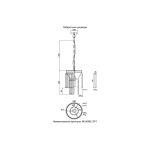 Люстры Crystal Lux MAXIME SP1 BLACK Maxime