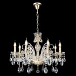 Люстры Crystal Lux MONICA SP8 GOLD Monica