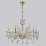 Люстры Crystal Lux MONICA SP8 GOLD Monica