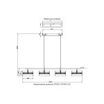 Подвесные светильники Crystal Lux MYSELF SP40W LED MYSELF