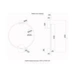 Настенные светильники Crystal Lux REAL AP18W LED BRASS REAL