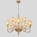 Люстры Crystal Lux SILVESTRO SP12 AMBER silvestro