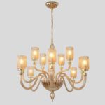 Люстры Crystal Lux SILVESTRO SP12 AMBER silvestro