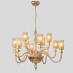 Люстры Crystal Lux SILVESTRO SP12 AMBER silvestro