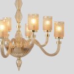 Люстры Crystal Lux SILVESTRO SP8 AMBER silvestro