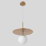 Подвесные светильники Crystal Lux UVA SP1.1 BRASS Uva