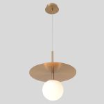 Подвесные светильники Crystal Lux UVA SP1.1 BRASS Uva