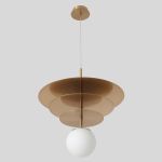 Подвесные светильники Crystal Lux UVA SP1.3 BRASS Uva