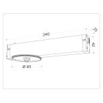 Трековое освещение Ambrella A2541 A