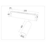 Трековое освещение Ambrella GL1203 GL